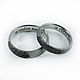 Titanium wedding rings with prints. Rings. asgdesign. Online shopping on My Livemaster.  Фото №2