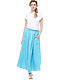 Turquoise linen skirt in boho style. Skirts. LINEN & SILVER ( LEN i SEREBRO ). Интернет-магазин Ярмарка Мастеров.  Фото №2