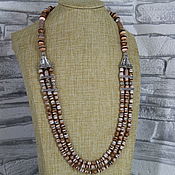 Украшения handmade. Livemaster - original item Three-row necklace 