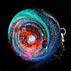 Pendant ball Outer space 2. Cosmic Jewelry Universe Galaxy lampwork. Pendant. Olga Bukina Cosmic glass. My Livemaster. Фото №4
