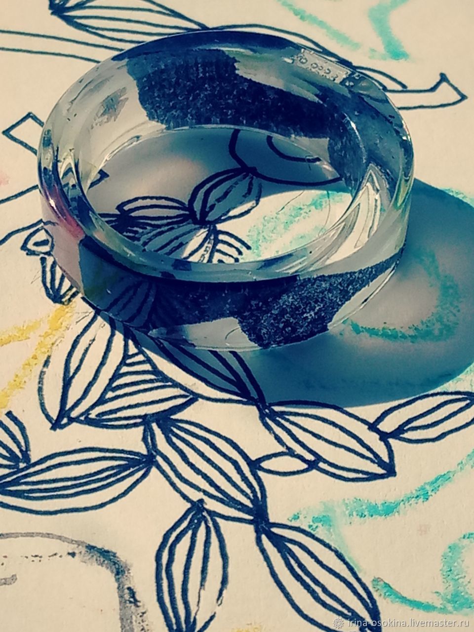 Набор колец: Черный мрамор в интернет-магазине Ярмарка Мастеров по цене ...