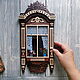 Окно "Суздаль" панно настенное, зеркало,ключница, Ключницы настенные, Новороссийск,  Фото №1