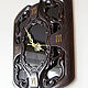 Order Wall clock 'Great time' wooden black glass. KancyrevDecoration. Livemaster. . Watch Фото №3
