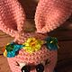 Bunny ballerina. Stuffed Toys. strand of wool. My Livemaster. Фото №5