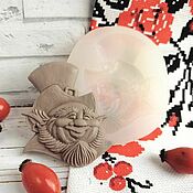 Материалы для творчества handmade. Livemaster - original item Silicone mold 5,5 x 5 cm Gnome. Handmade.