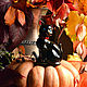 Винтаж: Статуэтка черная кошка, Италия, Статуэтки винтажные, Санкт-Петербург,  Фото №1