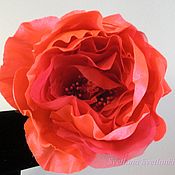 Украшения handmade. Livemaster - original item Rose. Flower Clip No. №7. Handmade.