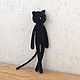 Knitted toy long-legged cat. Stuffed Toys. Amigurushka. My Livemaster. Фото №4