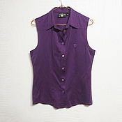 Винтаж: Рубашка женская Biba, Англия, размер L