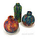 Vase 'colors of life', vivid vases decorative, stylish interior. Vases. Olga Guzey. Online shopping on My Livemaster.  Фото №2
