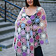 Shawl crochet Flower meadow. Shawls. Lily Kryuchkova (kruchokk). Online shopping on My Livemaster.  Фото №2