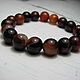Bracelet with sardonyx 'The warmth of the earth', Bead bracelet, Moscow,  Фото №1