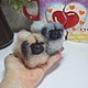 Pekinese Dog miniature felted toy, Felted Toy, Moscow,  Фото №1