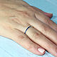 A set of rings: Milan ring made of 925 silver and enamel (VIDEO) BS0010. Ring set. Sunny Silver. My Livemaster. Фото №4