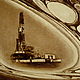 Картина нефтью "Буровая" Подарок нефтянику, Картины, Москва,  Фото №1