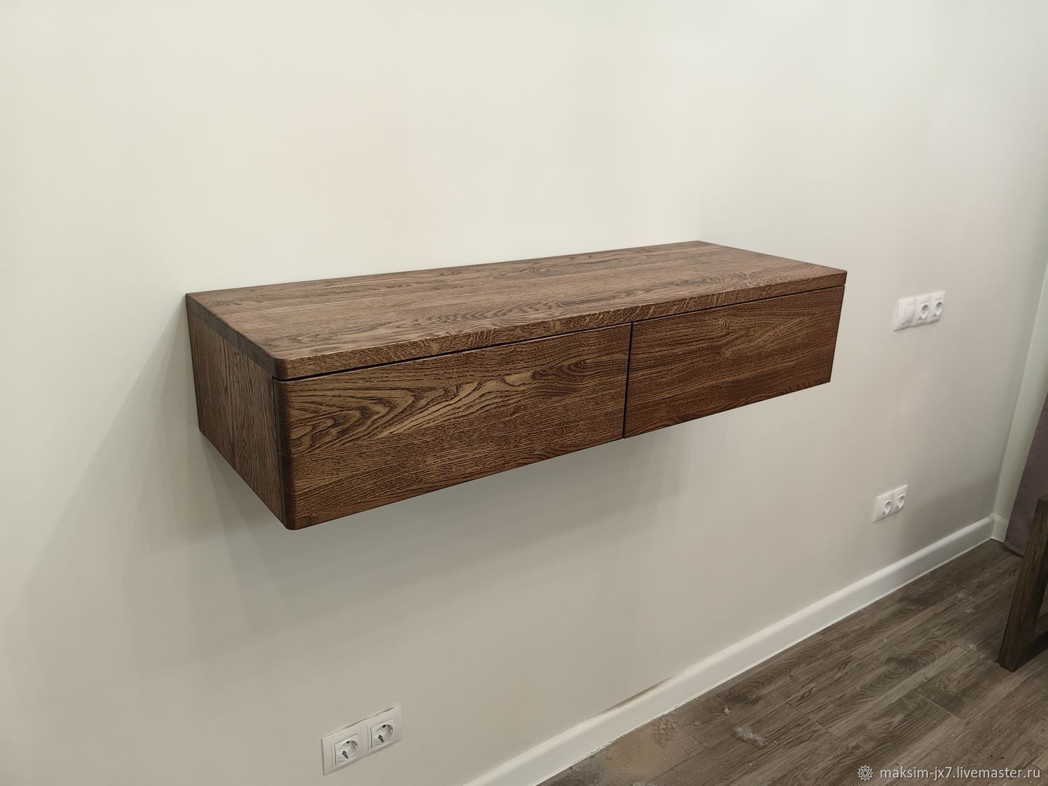 Тумба подвесная из массива в интернет-магазине Ярмарка Мастеров по цене ...