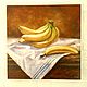 Oil painting Bananas. Pictures. The colorful world. Online shopping on My Livemaster.  Фото №2