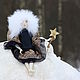 Order Angel Doll with a secret. Angel in blue dress with gold embroidery. benandlu. Livemaster. . Dolls Фото №3