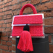 Сумки и аксессуары handmade. Livemaster - original item Red women`s bag. Handmade.