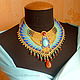 Necklace in Egyptian style. Necklace. Handmade jewelry - Ulyana Moldovyan. My Livemaster. Фото №6