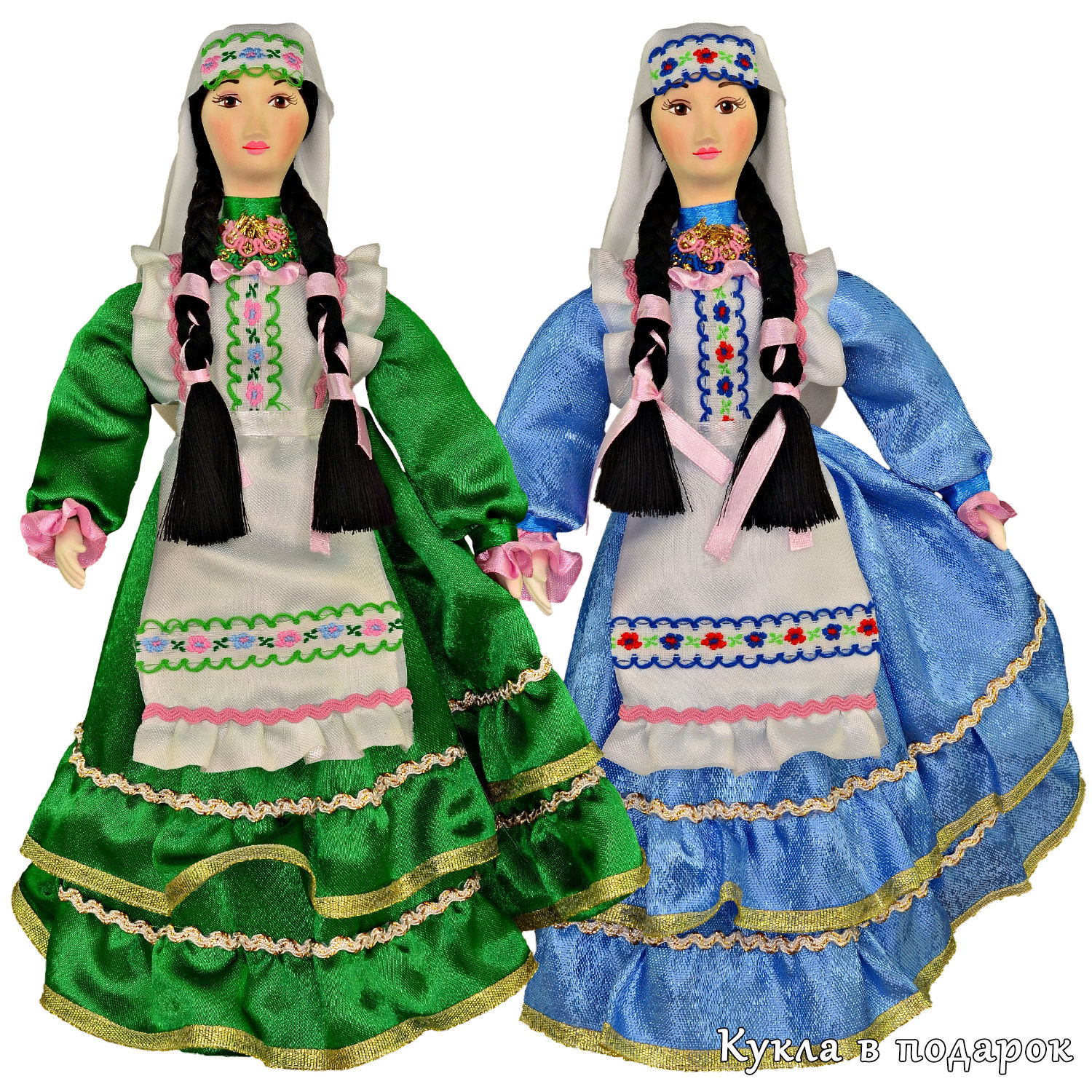 Куклы-сувениры на тему татарских национальных костюмов своими руками