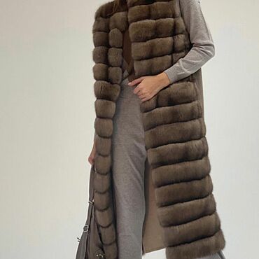 Одежда ручной работы. Ярмарка Мастеров - ручная работа Жилетка из куницы. Handmade.