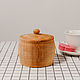 Wooden sugar bowl for sugar, honey, salt or spices KB63. Jars. ART OF SIBERIA. Online shopping on My Livemaster.  Фото №2