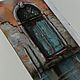 Pastel painting Venetian door(turquoise orange grey). Pictures. Pastelena. Online shopping on My Livemaster.  Фото №2
