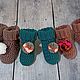booties: A set of knitted socks for kids, Babys bootees, Chirchik,  Фото №1