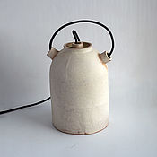Подвесной светильник из керамики в глазури. 60 см
