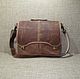 Men's bag: Men's leather messenger bag HECTOR sand, Men\'s bag, Izhevsk,  Фото №1