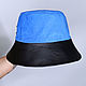 Blue Suede Panama Hat. Panama. Modistka Ket - Lollypie. Ярмарка Мастеров.  Фото №5