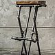 Bar stool made of water pipes ' Dukstas'. Chairs. uloft. Online shopping on My Livemaster.  Фото №2
