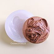 Материалы для творчества handmade. Livemaster - original item Silicone mold 5 x 5 cm Hyena. Handmade.