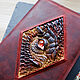 A5 leather notebook 'Dragon Valakas', Notebooks, Moscow,  Фото №1