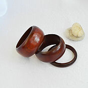 Украшения handmade. Livemaster - original item A set of wood bracelets Cinnamon. Handmade.