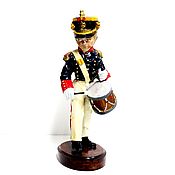 Винтаж handmade. Livemaster - original item Figure / Statuette drummer / soldier of 1812. France. Handmade.