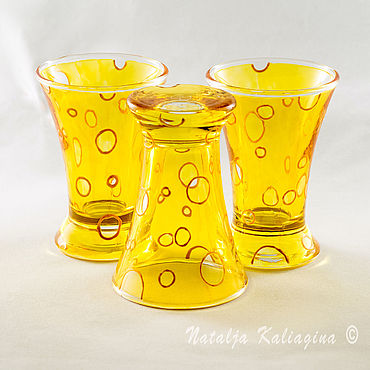 Посуда ручной работы. Ярмарка Мастеров - ручная работа Рюмка  сырная резерв. Handmade.
