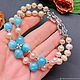 Bracelet. natural pearls. Bead bracelet. ELENA KARPOVA KB. My Livemaster. Фото №5