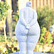 Ideal forms No. №6 statuette of a woman made of concrete, Garden figures, Azov,  Фото №1