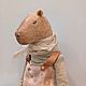 Капибара интерьерная кукла capybara doll. Будуарная кукла. Регина Рыжова. Ярмарка Мастеров.  Фото №4