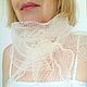 100% LINEN knitted scarf. Scarves. tauranga-16. My Livemaster. Фото №4