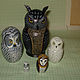 Matryoshka Owls, Folk Dolls, Moscow,  Фото №1