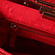 Red women's bag made of genuine python leather IMP0572R. Classic Bag. CrocShop. My Livemaster. Фото №6