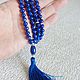Muslim rosary made of Afghan lapis lazuli and silver 925 99 beads. Rosary. marusjy. Online shopping on My Livemaster.  Фото №2