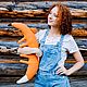 Лиса подушка игрушка. Мягкие игрушки. FoxAnna Игрушки-подушки от Анны. Ярмарка Мастеров.  Фото №6