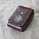 Compact wallet with a personal symbol. Purse on the belt, Purse, Abrau-Durso,  Фото №1
