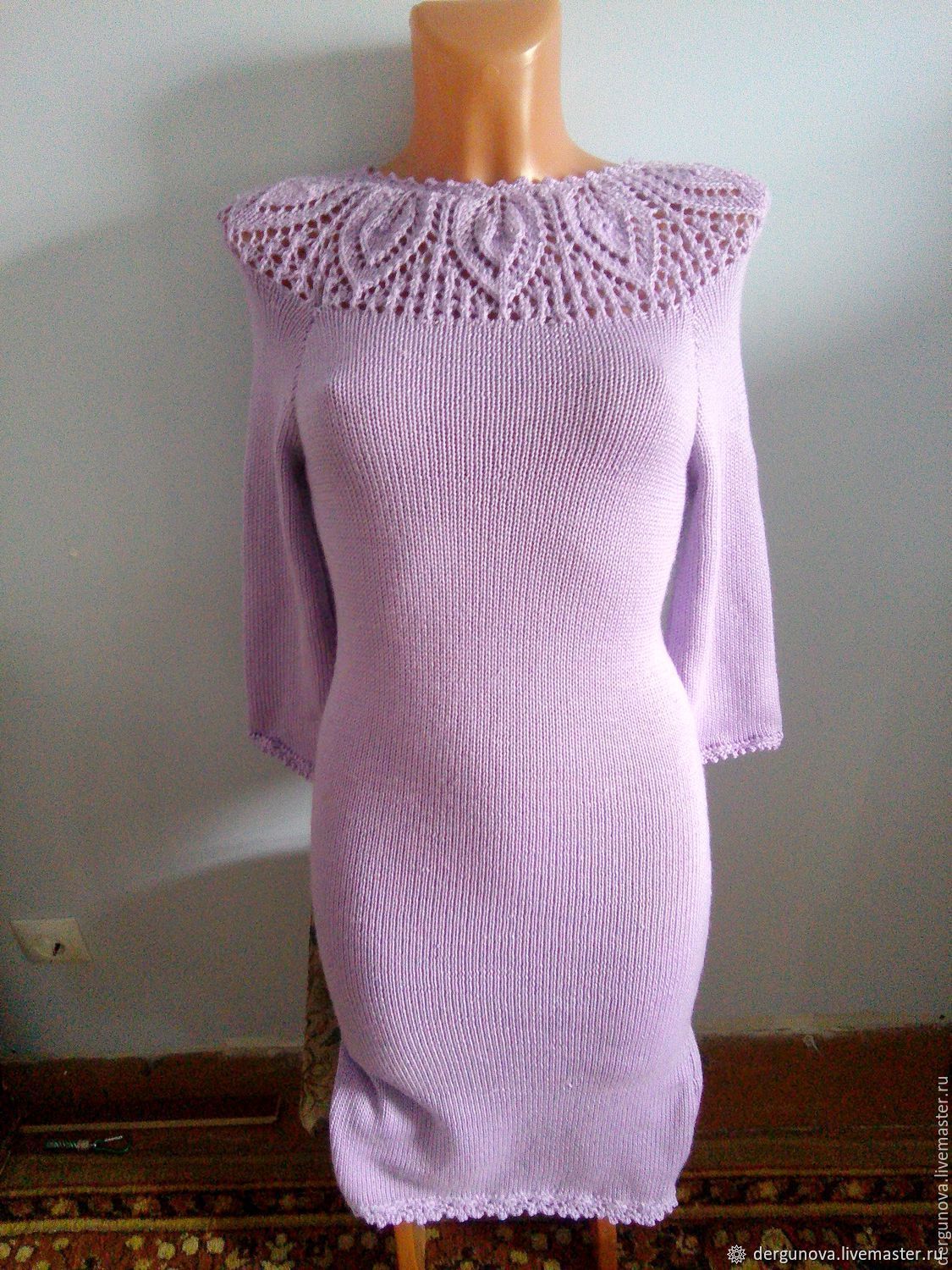 dresses: Dress with lace yoke, Dresses, Bolshoj Kamen,  Фото №1