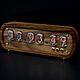 Lamp clock IN-12 American walnut American walnut. Tube clock. Tube-time (tube-time). My Livemaster. Фото №8
