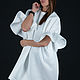 White, spring neoprene dress - DR0230NE. Dresses. EUG fashion. Online shopping on My Livemaster.  Фото №2